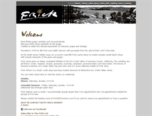 Tablet Screenshot of frickwinery.com